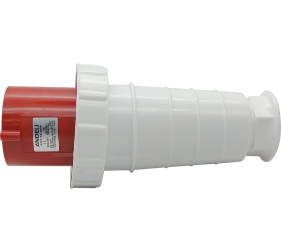 Изображение товара Переносная вилка ANDELI AM-035 63A IP67 3P+N+E трехфазная 380В/415В ADL13-009