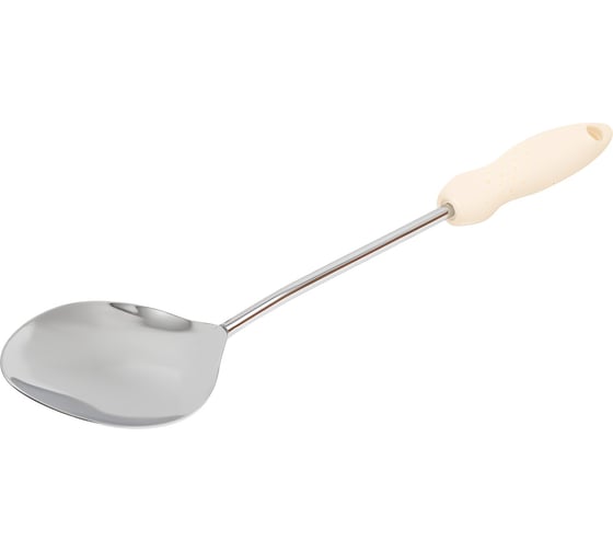 Изображение товара Ложка МУЛЬТИДОМ Порто хром с белой ручкой AN50-24