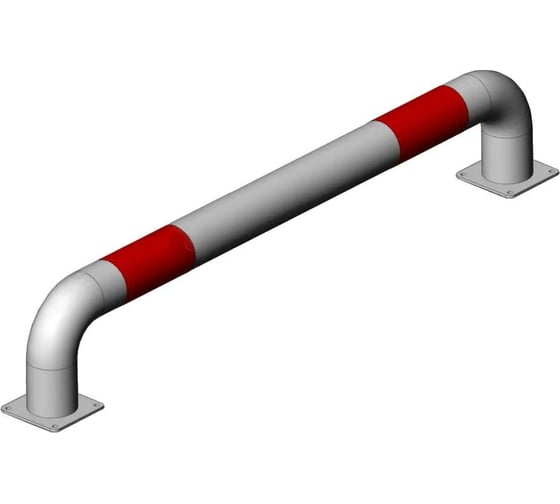 Изображение товара Колесоотбойник ТЕХНОЛОГИЯ металлический КМ-2000/108x3 усиленный прямой на отводах 00000012880