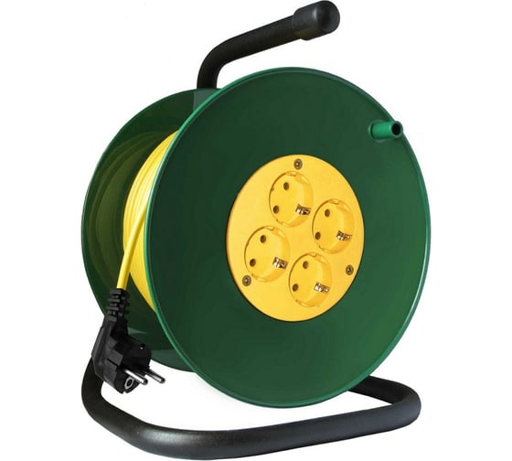 Изображение товара Силовой удлинитель на катушке 4 гн. 40м Союз 481S-3704