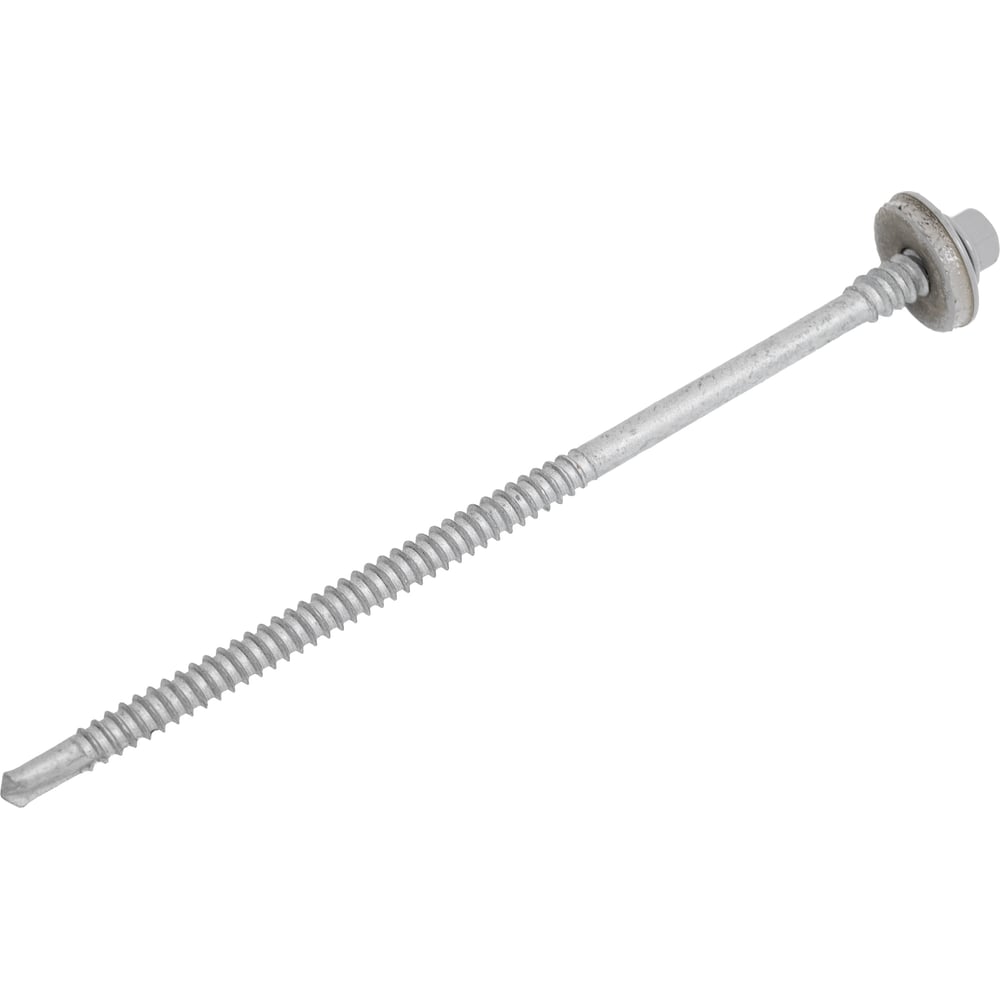 Изображение товара Саморез для сэндвич-панелей HARDWEX ТМ HWX5-P10-6.3/5.5x135 мм, св.№3, RUSPERT, RAL 7004, 100 шт. 5190002407145