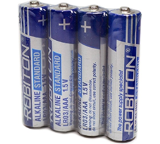 Изображение товара Элемент питания Robiton STANDARD LR03 SR4 12297