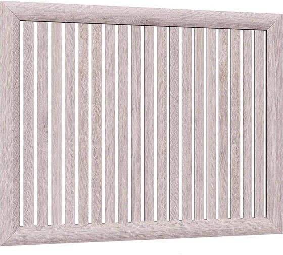 Изображение товара Реечный экран для радиатора Стильный Дом 90x60 см, Ясень светлый v530798