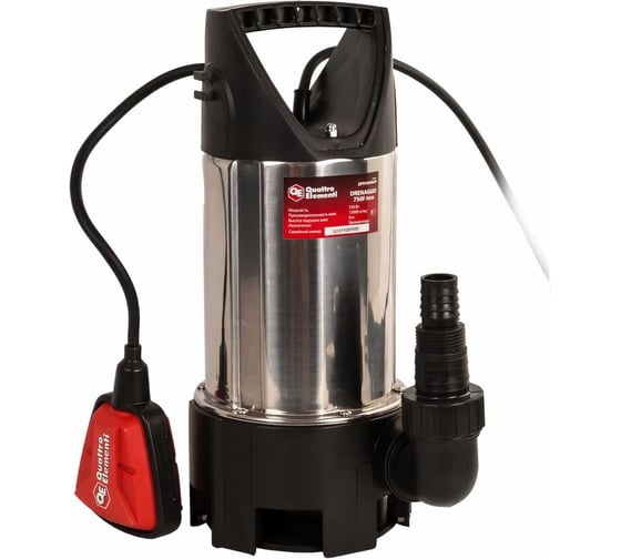 Изображение товара Дренажный насос QUATTRO ELEMENTI Drenaggio 750 F Inox 770-728