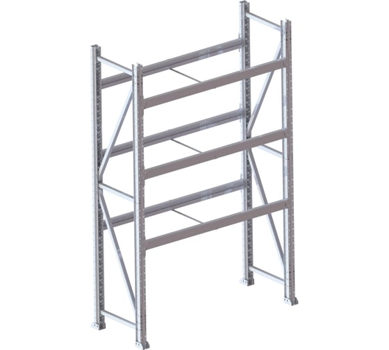 Изображение товара Каркас стеллажа Ирбис Л50 2000x500x1200, 3 яруса, без полок X4427607