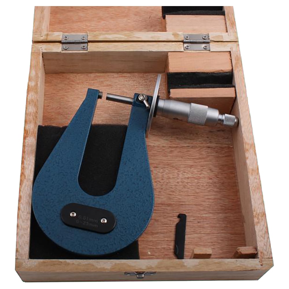 Изображение товара Листовой микрометр CNIC МЛ-25 Шан 446-106А 0-25 мм, 0,01