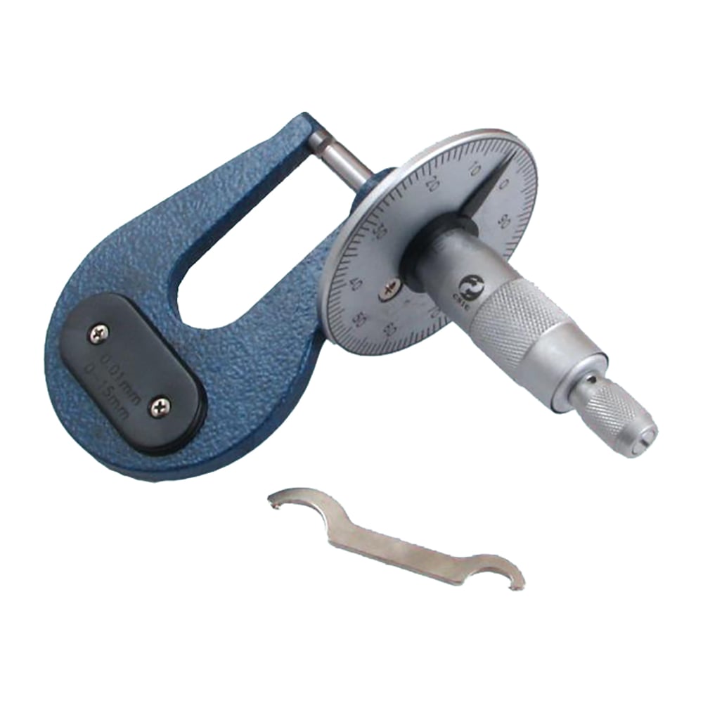 Изображение товара Листовой микрометр CNIC МЛ-15 Шан 446-100А 0-15 мм, 0,01