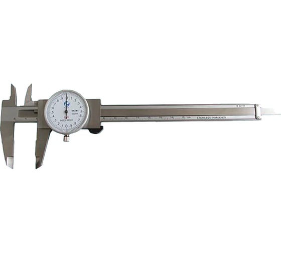 Изображение товара Стрелочный штангенциркуль CNIC 180-312S 0-150 ШЦК-I 0.02, с глубиномером, H-40 мм, нержавеющая сталь 23477