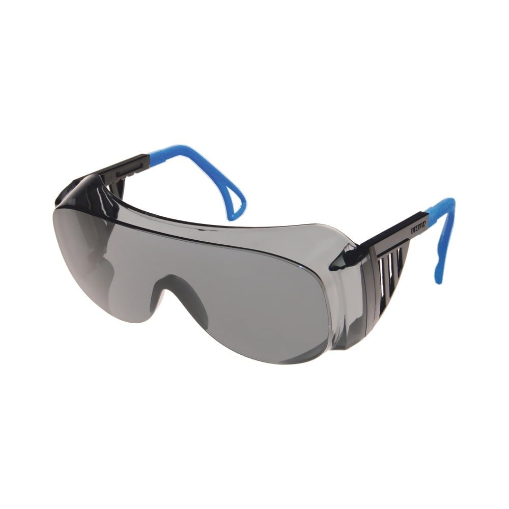 Защитные очки РОСОМЗ, цвет черный/синий 14525 О45 ВИЗИОН 5-3,1 PL - фото 1