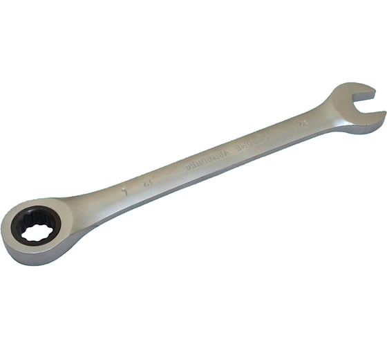 Изображение товара Рожково-накидной ключ CNIC 063 12 мм, с трещоткой, хром-ванадий 71328