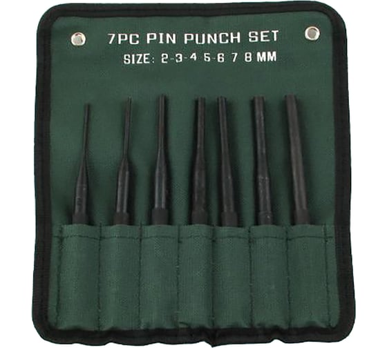 Изображение товара Набор цилиндрических бородков CNIC ОТ308 2- 10 мм, тип 2, в сумке, 8 шт. 54745