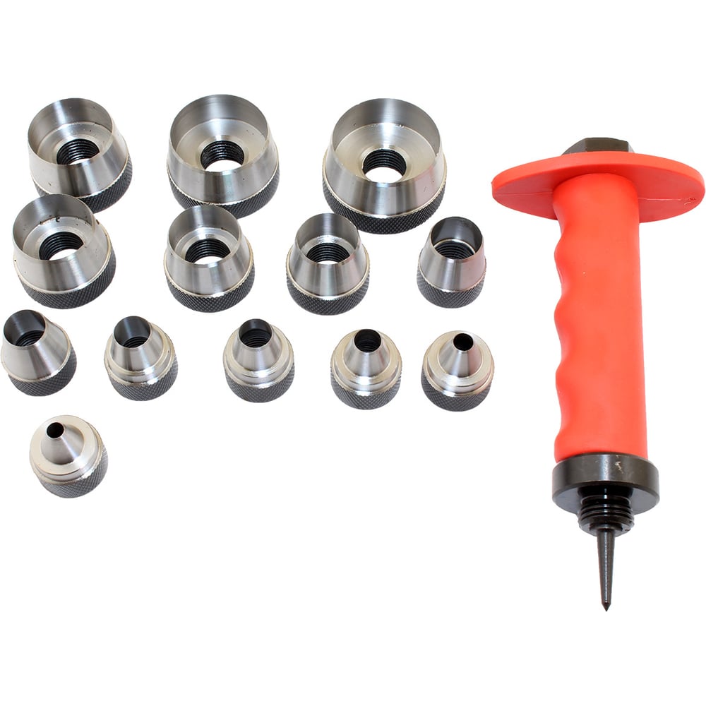 Изображение товара Набор высечек-пробойников CNIC ОТ2014 14 предметов инструментальная сталь