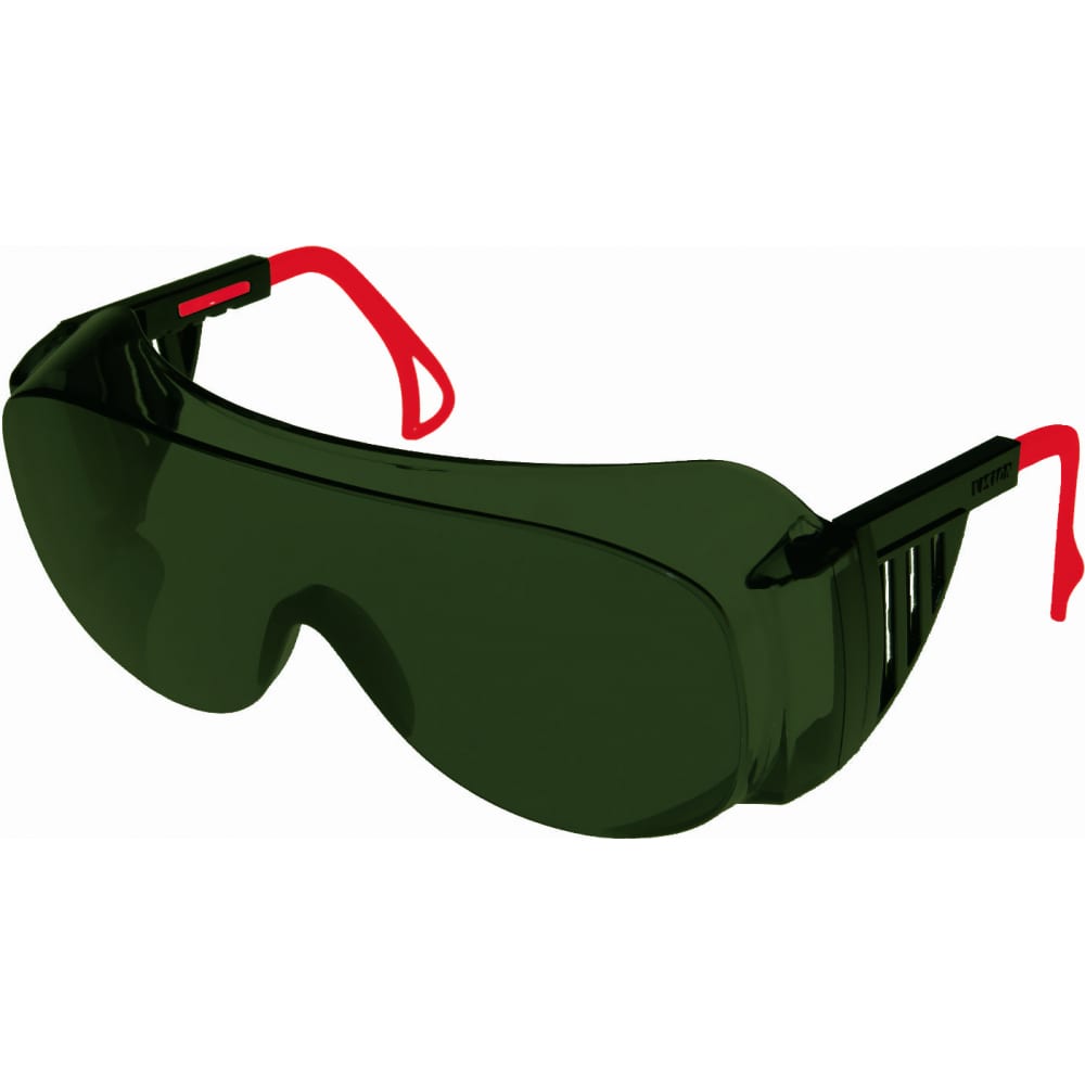Защитные очки РОСОМЗ, цвет зеленый 14556 О45 ВИЗИОН super 5 PC - фото 1