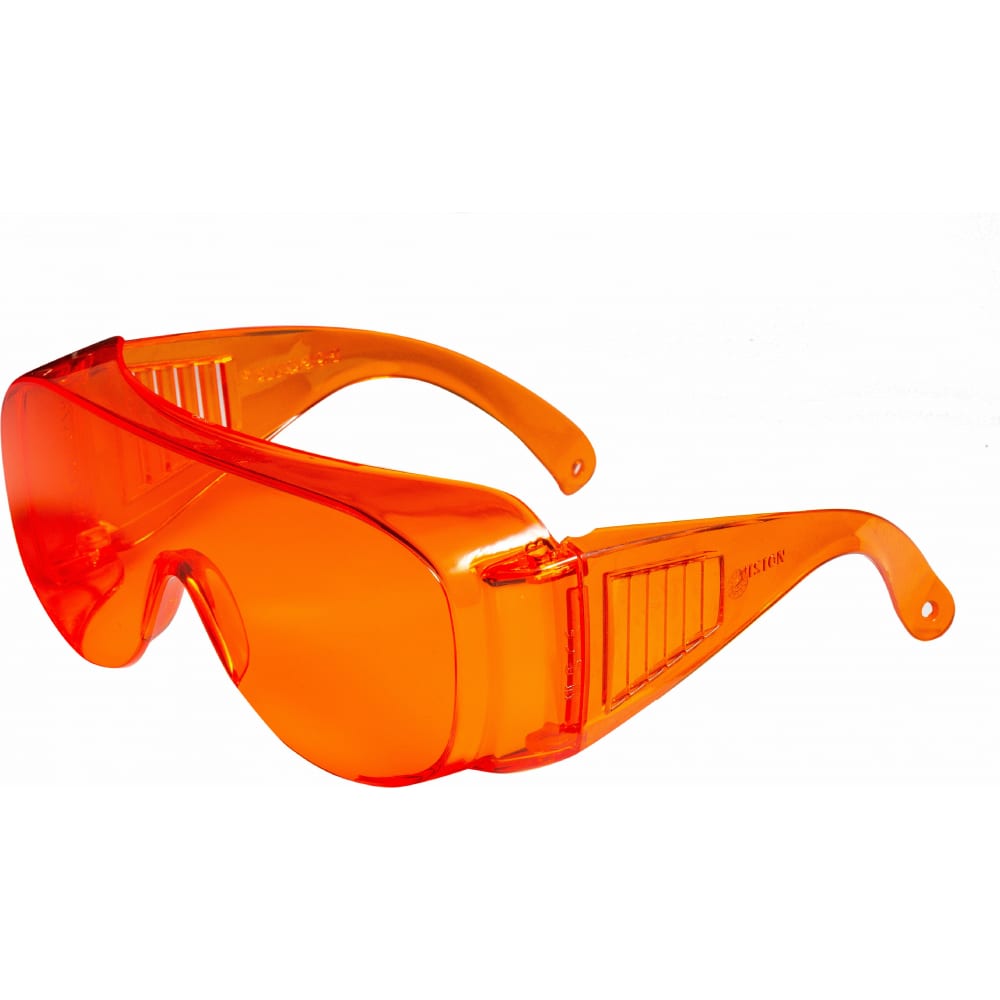 Защитные очки РОСОМЗ очки маска для езды на мототехнике разборные визор оранжевый