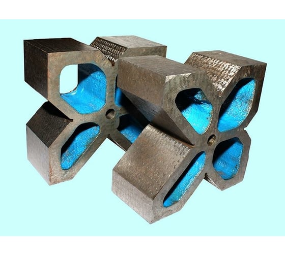 Изображение товара Поверочные и разметочные призмы TLX чугунные, 300x300x120 мм, тип П2-4 кл.точн.1, комплект из 2-х шт. 65108