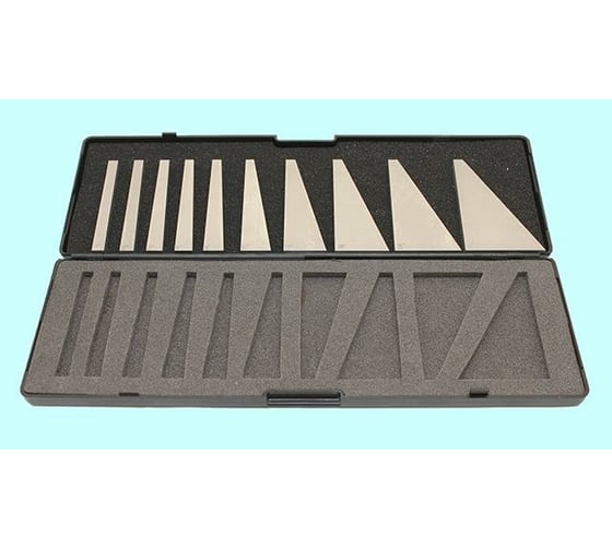 Изображение товара Набор мер плоского угла TLX ZT02-08 10 мер от 1гр до 30гр, ±20 70558