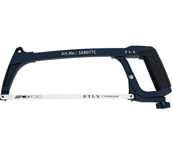 Изображение товара Ножовочная рамка TLX SX8077C с полотном 300 мм, тип 1, исп.1, с обрезиненной ручкой 73062
