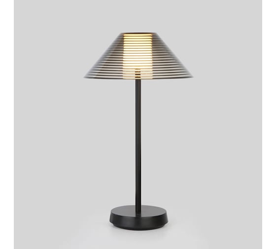 Изображение товара Настольный светильник с аккумулятором Elektrostandard Mistery (чёрный) IP44 a062381