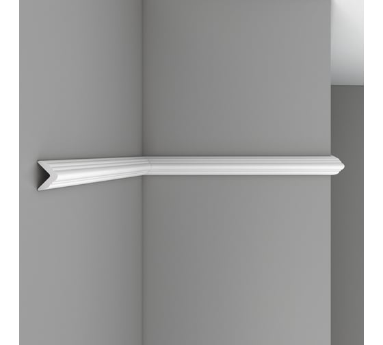 Изображение товара Гибкий угловой плинтус Decomaster 35x35x2400 мм 96205F