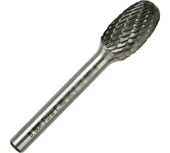 Изображение товара Бор-фреза форма Е овал, DC, 12х20х65 мм, хв-к 6 мм D.BOR D-RB-DC-E-12-065-6