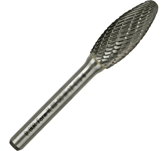 Изображение товара Бор-фреза форма Н язык пламени, DC, 10х20х65 мм, хв-к 6 мм D.BOR D-RB-DC-H-10-065-6
