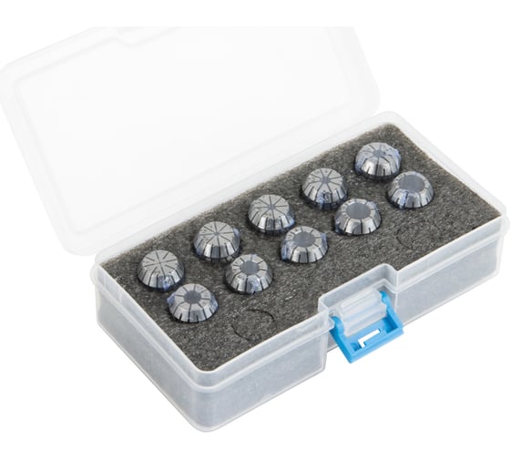 Изображение товара Набор цанг STANDARD ER16-SET-10, 10 предметов, 1-10 мм DeBever Machining Solutions DB-S-ER16SET10