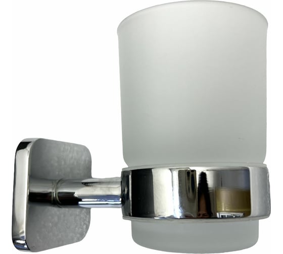 Изображение товара Стакан для зубных щеток с держателем матовое OUTE стекло/хром TG3202-1