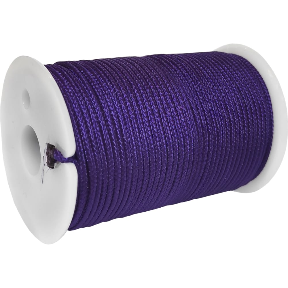 Шнур полиамидный SOLARIS шнур вощеный из полиэстра d 1мм l 70м фиолетовый