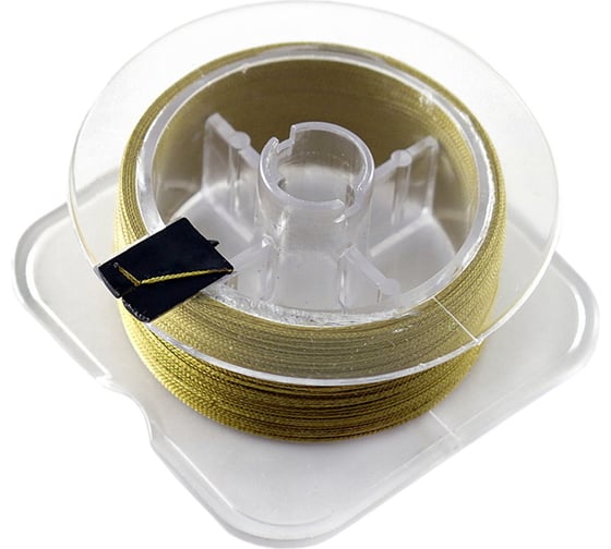 Изображение товара Кевларовая нить SOLARIS на катушке 0,4 мм х 100 м S6411