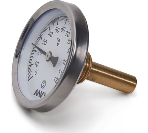 Изображение товара Аксиальный термометр MVI 0C-120C, D63 мм, погружной, подключение G1/2 AT.63120.04