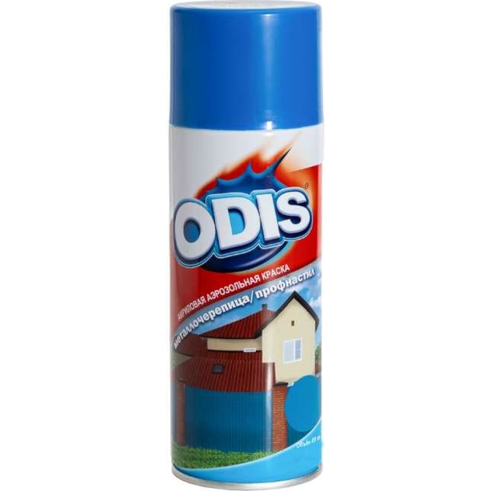 Краска-спрей металлочерепица/профнастил ODIS термостойкая краска спрей odis