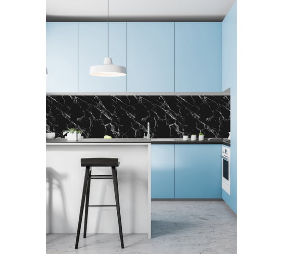 Изображение товара Кухонный фартук Центурион крестола black, 2000x600x1 мм 79445