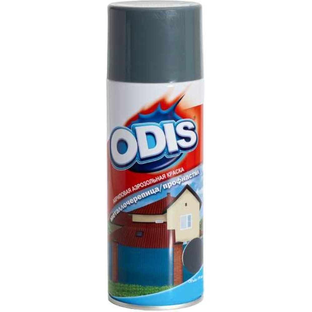 Краска-спрей металлочерепица/профнастил ODIS краска спрей odis