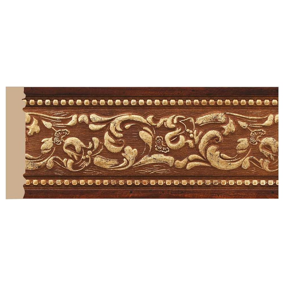 Изображение товара Молдинг Decomaster ДМ 80x12x2400 мм для отделки интерьера коричневый