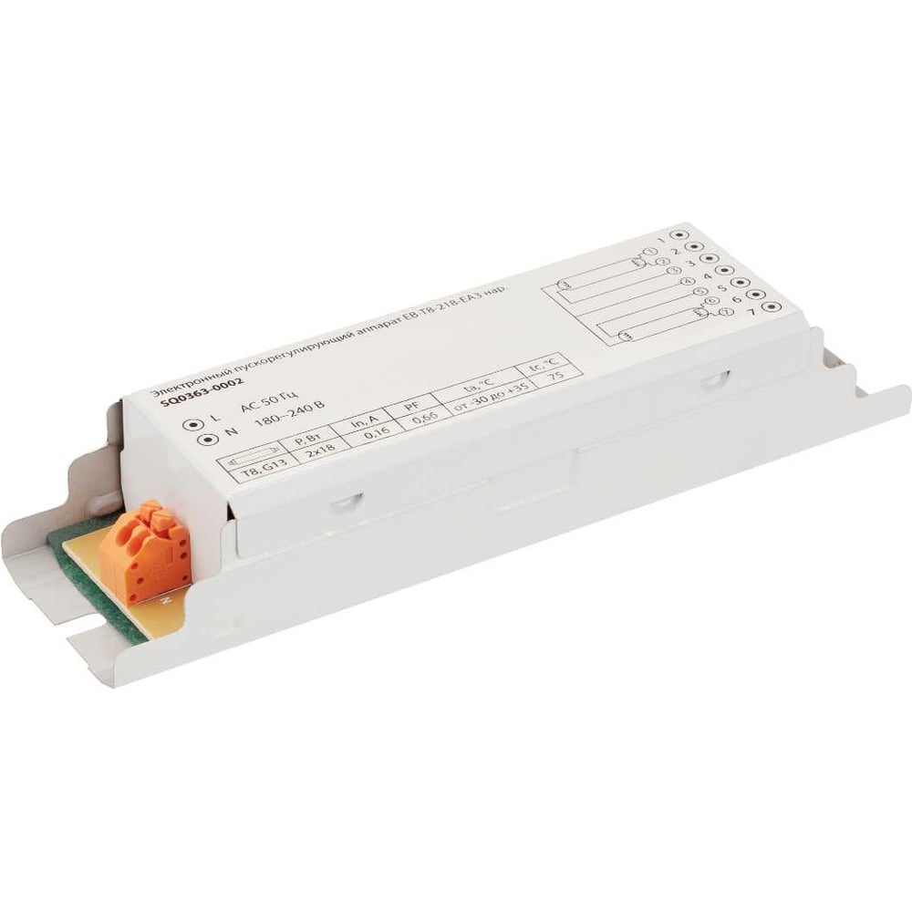 Изображение товара Электронный пускорегулирующий аппарат для люминесцентных ламп TDM ELECTRIC