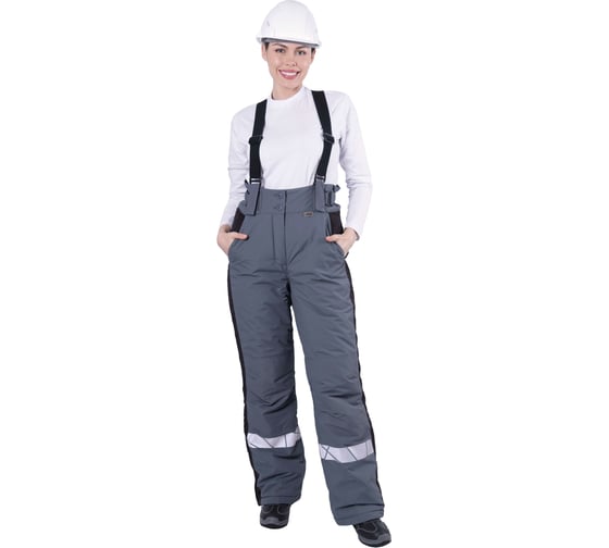 Изображение товара Женские зимние брюки iForm ХАЙ-ТЕК SAFETY серый/черный Брю 231/96/170