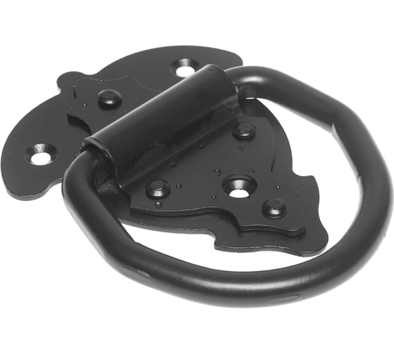 Изображение товара Мебельная ручка STARFIX 90 мм кольцо черная матовая SMP-55415-1