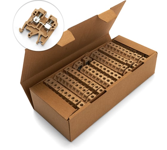 Изображение товара Наборный изолированный (винтовой) зажим STEKKER ЗНИ - 6,0 (JXB 6), бежевый 39935