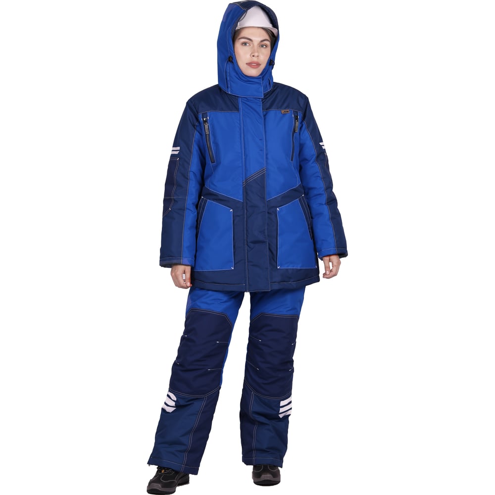 Изображение товара Женская зимняя куртка iForm ЭДВАНС васильковая для холодной погоды