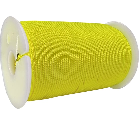 Изображение товара Полиамидный шнур SOLARIS на катушке 1,2 мм х 70 м, жёлтый неоновый S6301y-neon