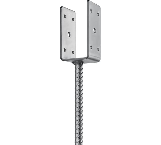 Изображение товара U-образное основание столба ЗУБР ОС-U 61x120x60 мм 310286-060