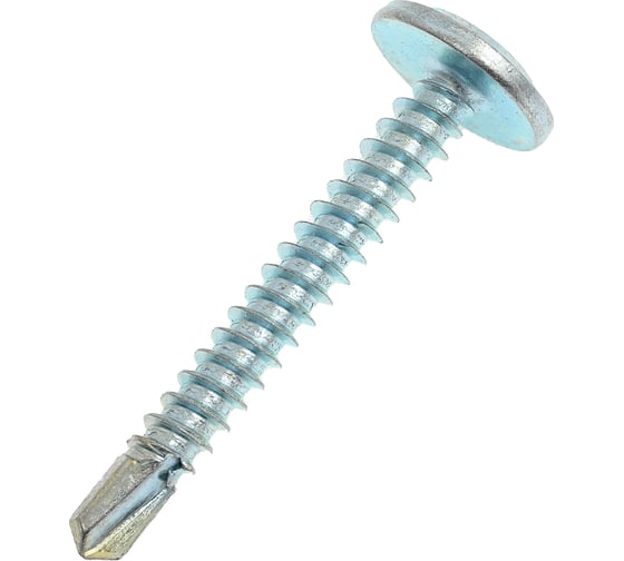 Изображение товара Саморез Daxmer с прессшайбой ПШС 4,2x32 сверло цинк усиленный 500 шт 00-00463342