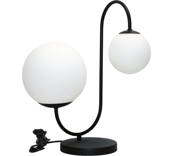 Изображение товара Настольный светильник ЭЛЕТЕХ Тефия ННБ 63-2x40-020 черн.муар /шнур черный ИМ 1005405128