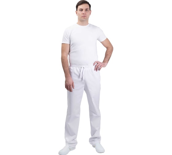 Изображение товара Брюки ГК Спецобъединение АПРЕЛЬ ХАССП белые Брю 615/112/170