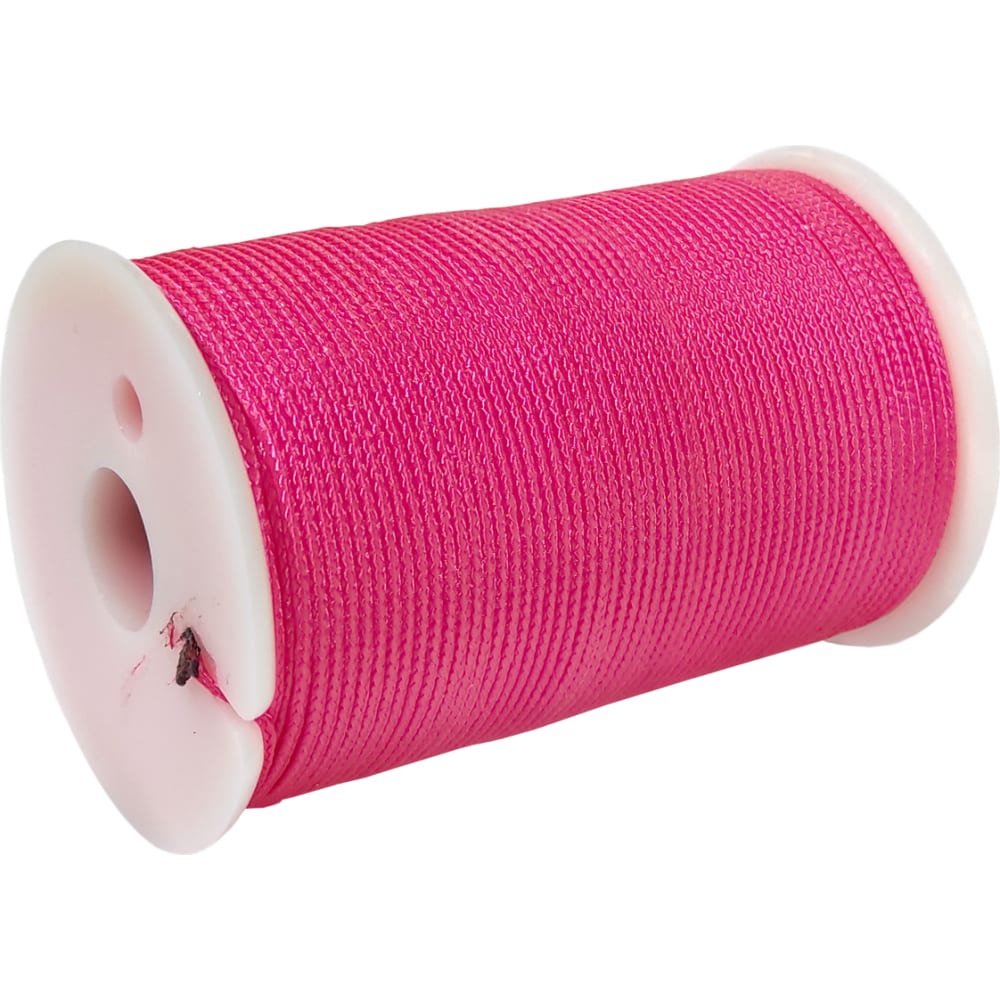 Шнур полиамидный SOLARIS шнур для вязания 100% полиэфир 3мм 100м 200±20гр 26 розовый