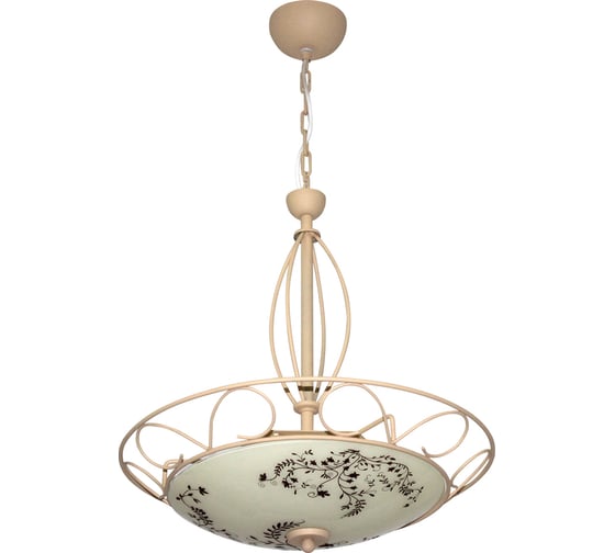 Изображение товара Светильник ЭЛЕТЕХ Романтика 300 НСБ 01-2x60-118 матовый шампань /корпус Орнамент бежевый ИУ [es] 1005251598