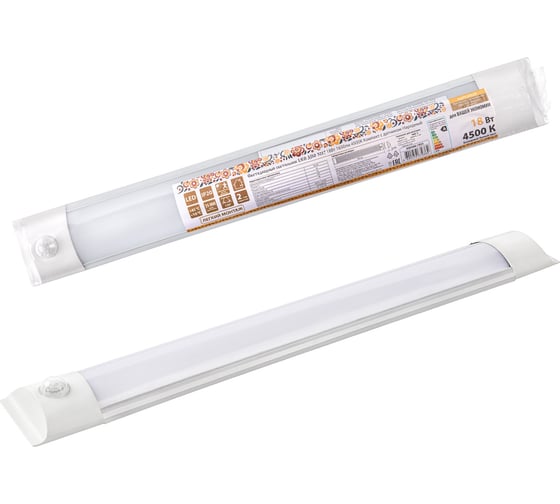 Изображение товара Светодиодный светильник TDM ELECTRIC led дпо 3017 18вт 1650лм 4500к компакт с датчиком народный SQ0366-1923