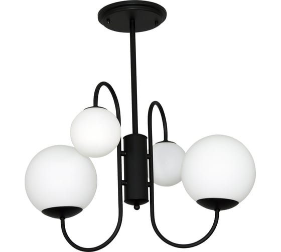 Изображение товара Подвесной светильник ЭЛЕТЕХ Тефия 241 черн. (Плафон 8728, 8730) НСБ 01-4x40-101 ИМ 1005405125