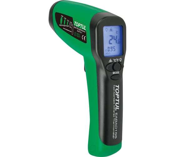 Изображение товара Инфракрасный бесконтактный термометр TOPTUL от -30 до 550C EABA0155