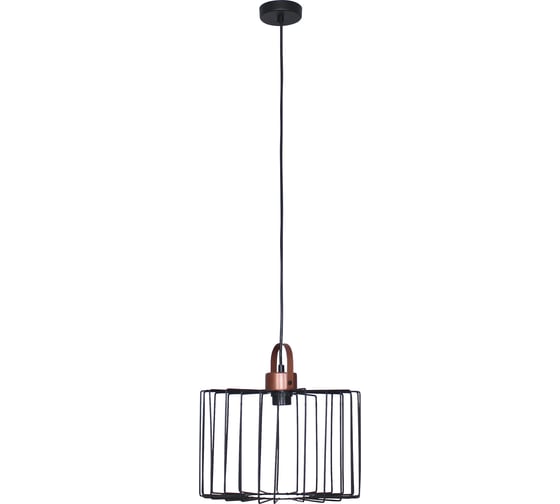 Изображение товара Подвесной светильник ЭЛЕТЕХ Манго 212 черн.муар медь НСБ 01-60-172 Е27 [ИМ] 1005405084